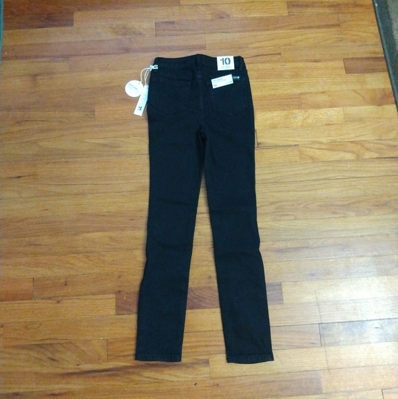 NWT, JOE'S Jeans Black The Charlie High-Rise Stretch Skinny Ankle Girl Jeans 10 - Picture 8 of 16